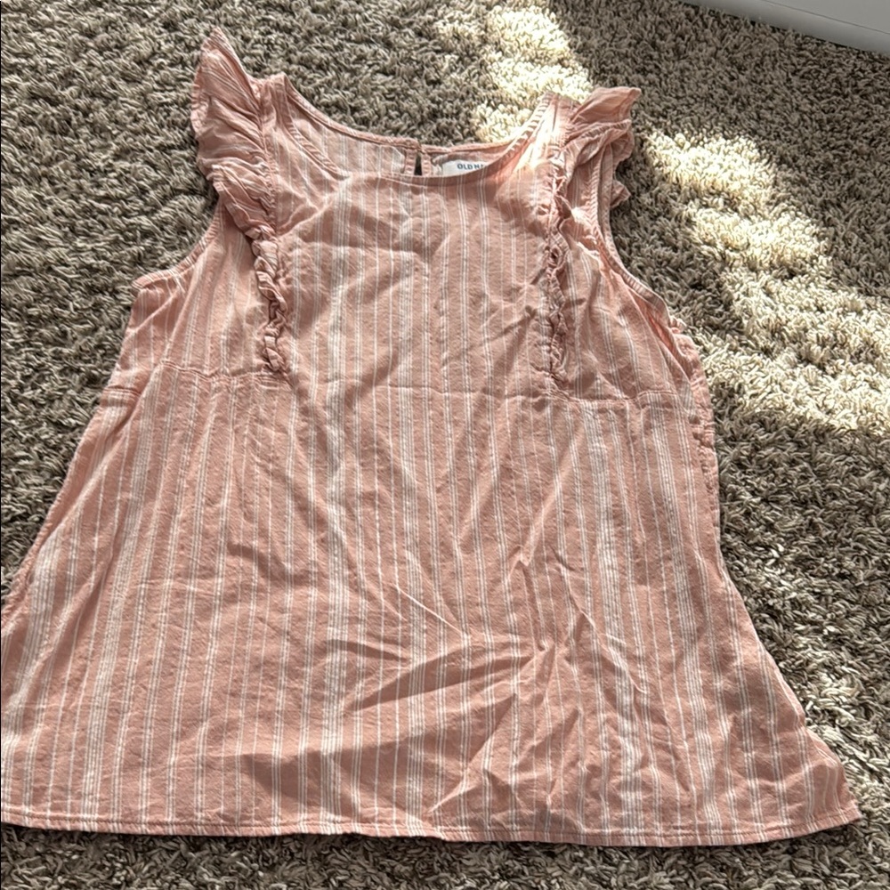 Women's Pink Striped Top